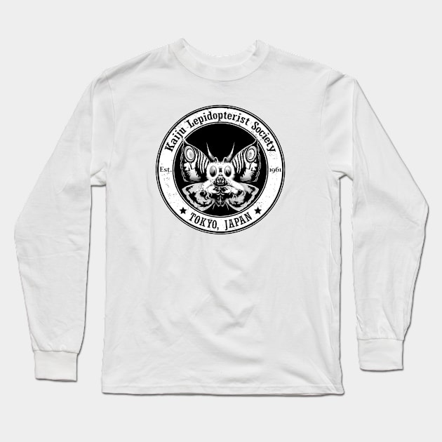 Mothra Seal (Alt Print) Long Sleeve T-Shirt by Nerdology